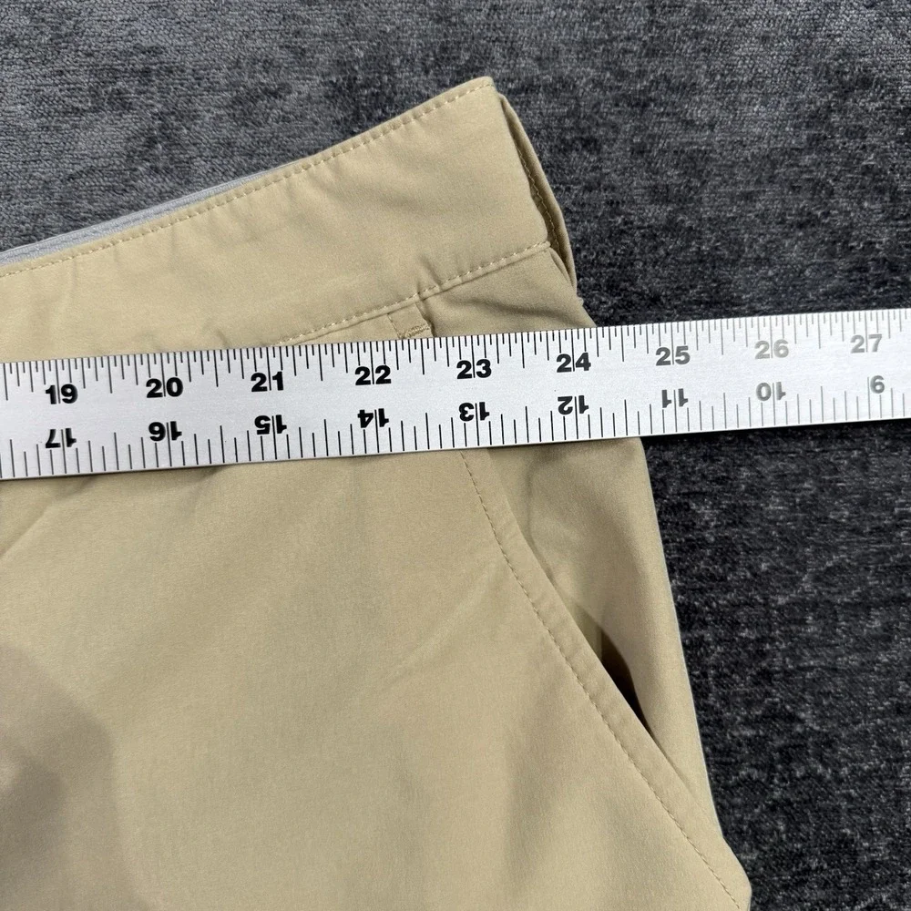 Adidas Men's Size 48 Beige Adi Golf Shorts Stretch Performance‎ Khaki Chino
